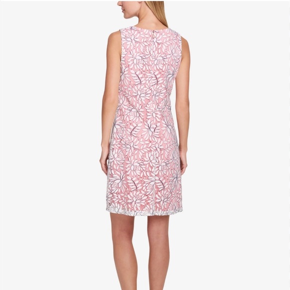Tommy Hilfiger Floral Pink Sleeveless Dress - Picture 2 of 7